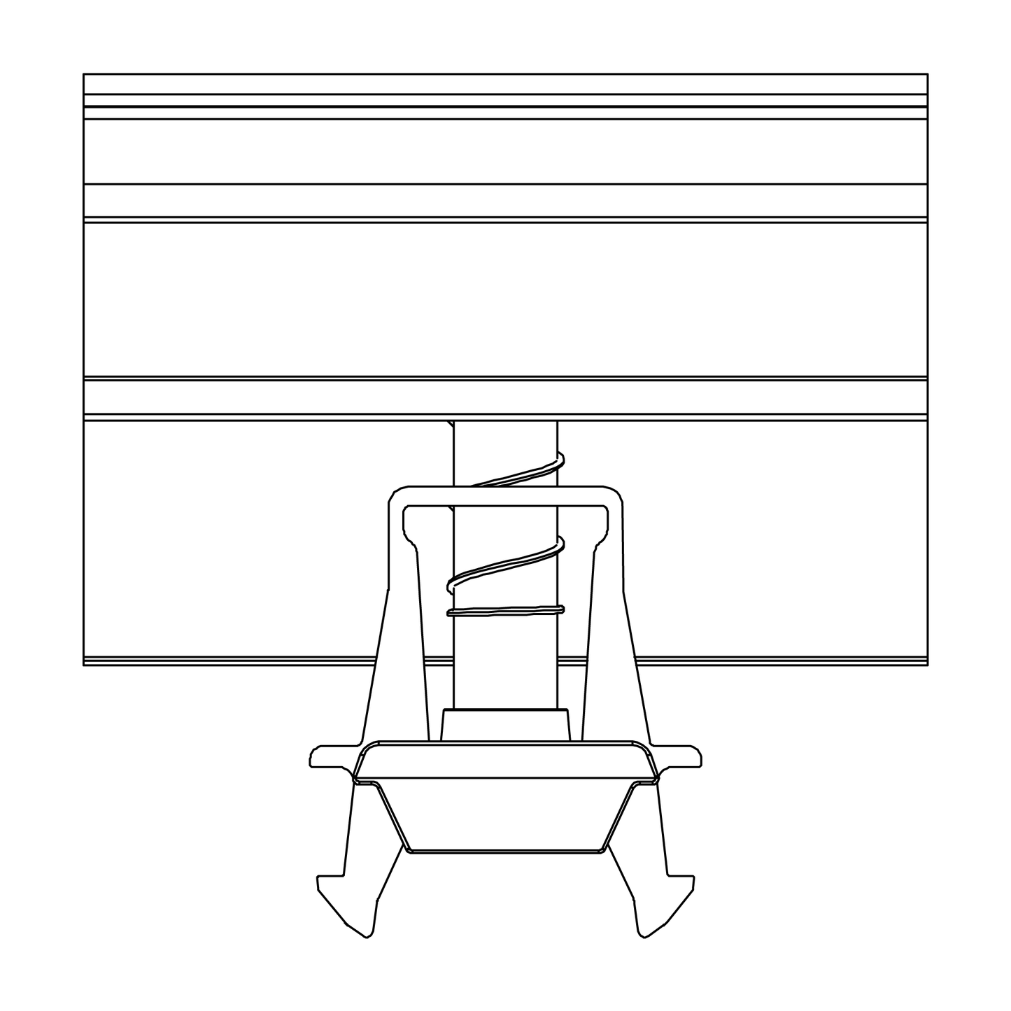 K2 Systems 2002589 Universal Endklemme OneEnd 30-42 mm schwarz