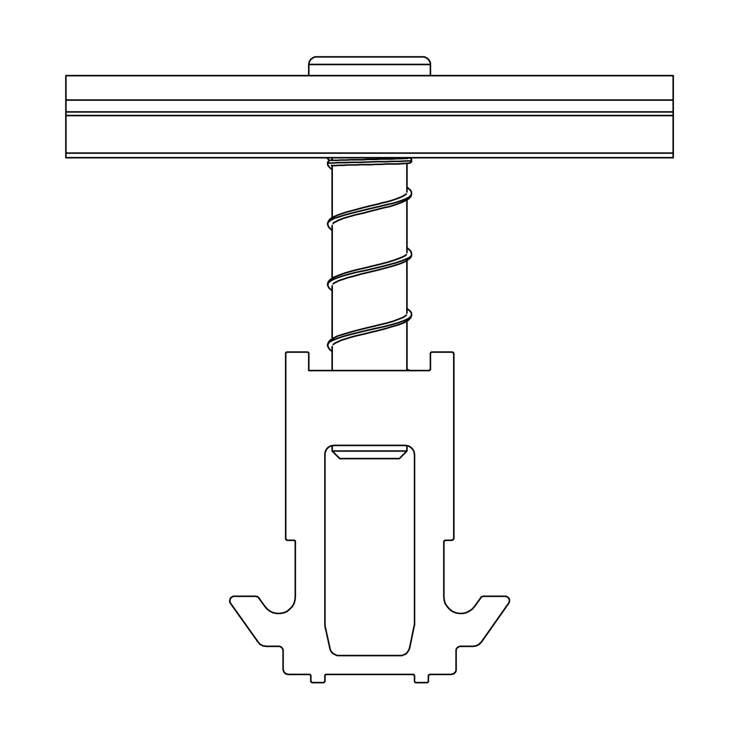 K2 Systems 2002609 DomeClamp Mittelklemme 30-50 mm schwarz