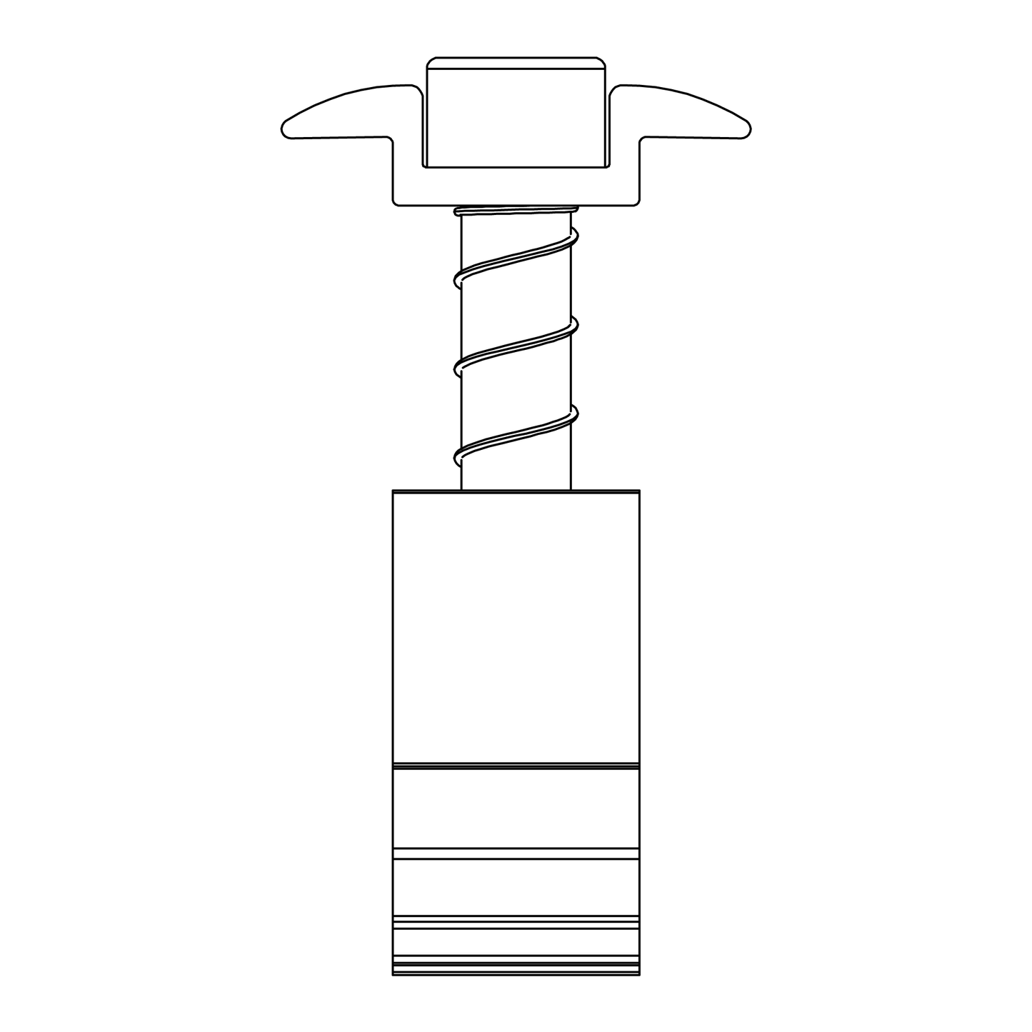 K2 Systems 2002609 DomeClamp Mittelklemme 30-50 mm schwarz