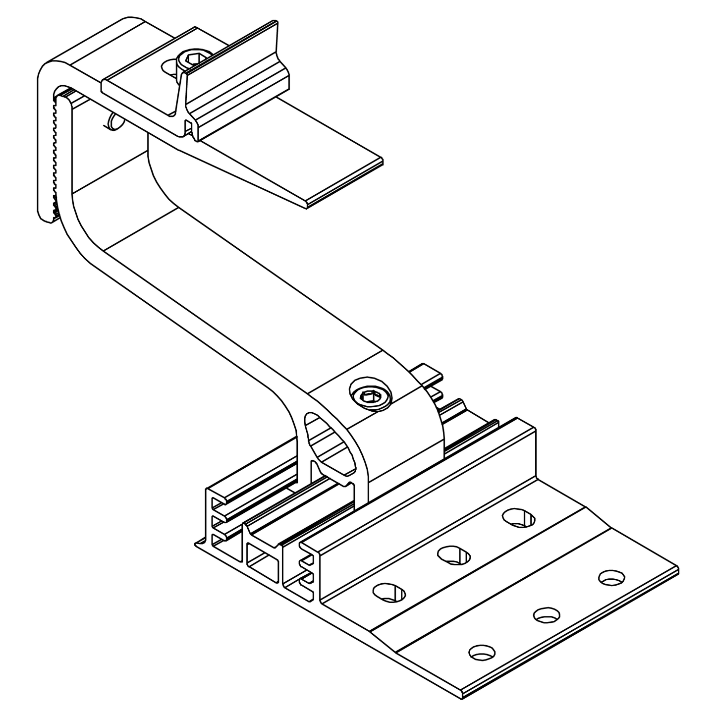 K2 Systems 2003144 Aluminium Dachhaken CrossHook 4S