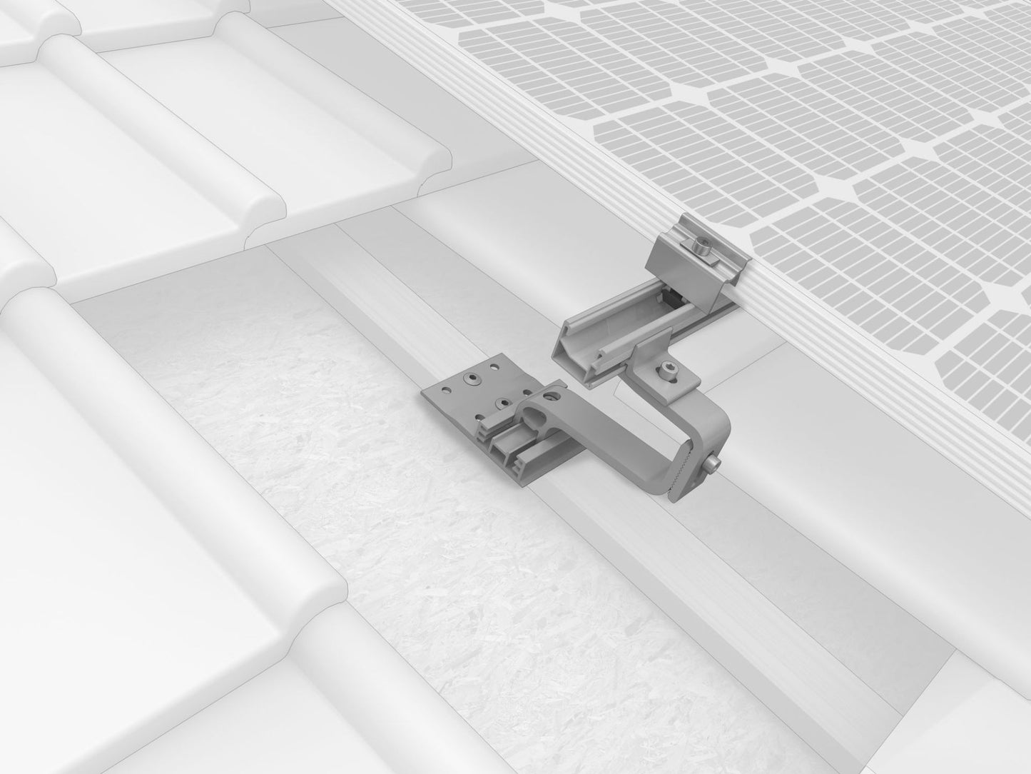 K2 Systems 2003144 Aluminium Dachhaken CrossHook 4S
