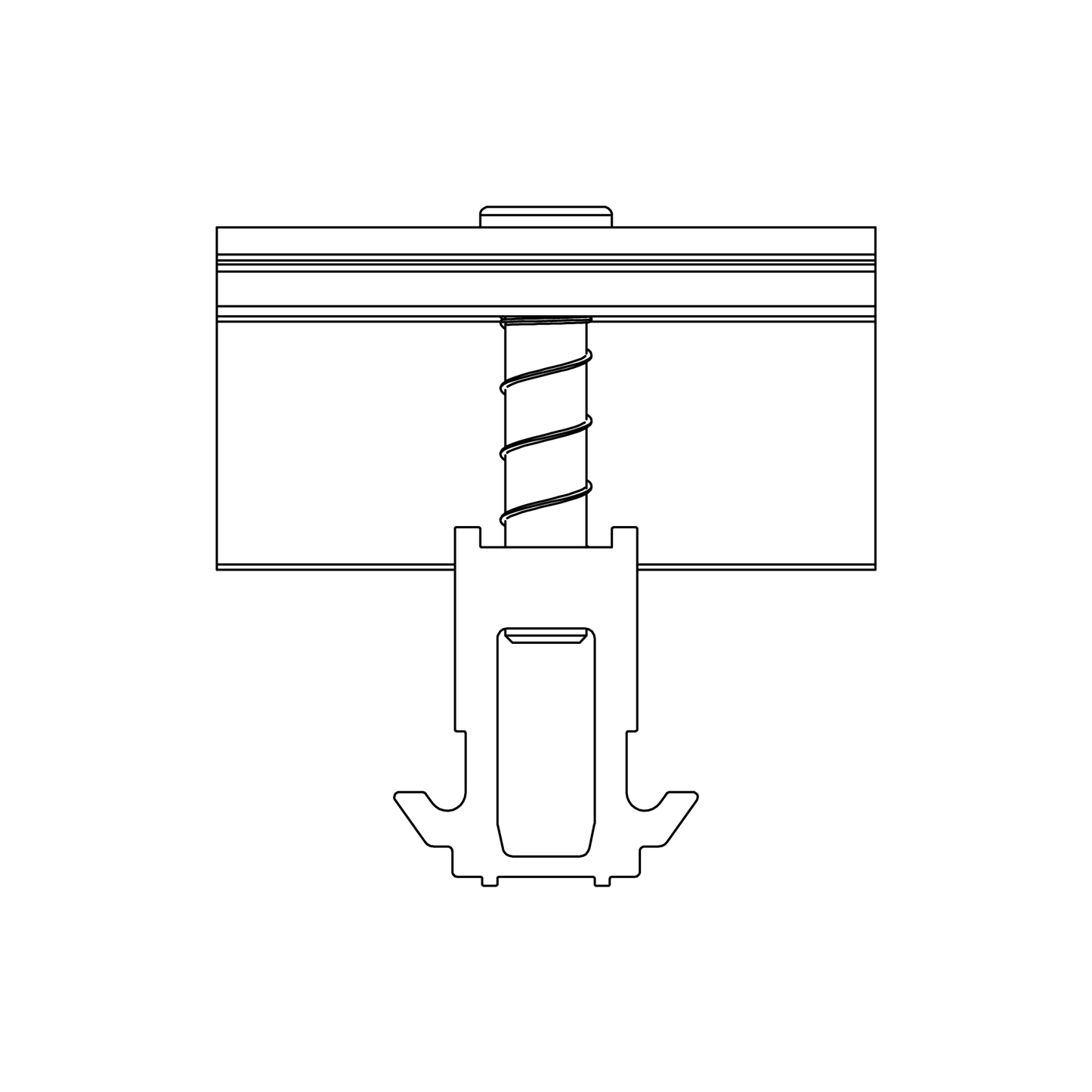 K2 Systems 2002610 DomeClamp Endklemme 30-50 mm schwarz